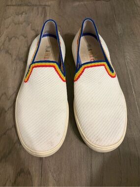 Rothy's navy blue and cream sole - size 7.5